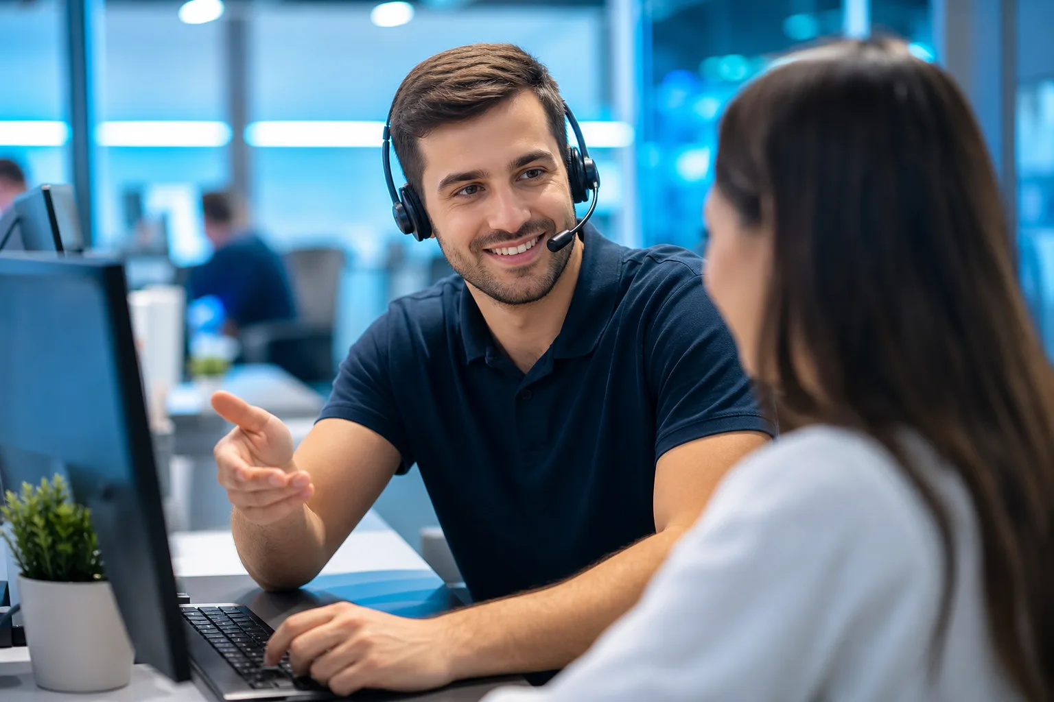 IT help desk support team