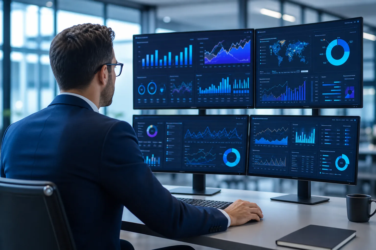 Analytics dashboard and project tracking